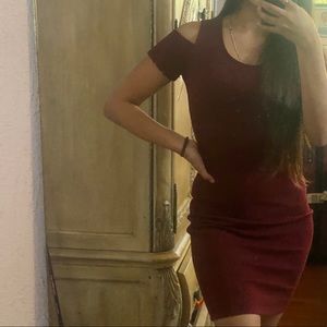 Maroon dress